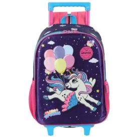 Mochila De Rodinha Unicórnio Infantil Luxcel - Sortido