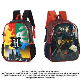 Mochila Infantil De Costas Harry Potter Luxcel - Sortido
