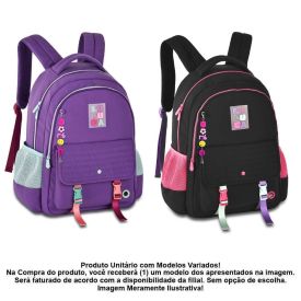 Mochila Juvenil Luluca Clio Style - Sortido