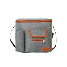 Mochila Maternidade 28 Cm Havan Baby - Cinza