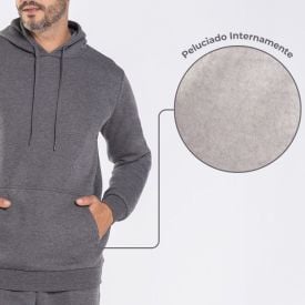 Blusão Moletom Masculino Canguru Marc Alain