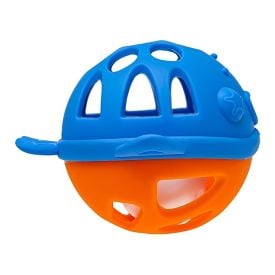 Mordedor Infantil de Silicone Baleia Buba - Azul