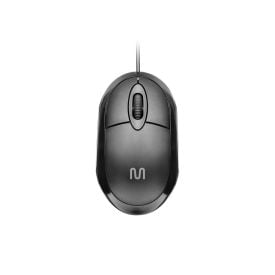 Mouse Multilaser Classic Com Fio Entrada Usb Mo300 - Preto