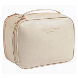 Necessaire com Duas Divisórias Alice Palucci - OFF WHITE U