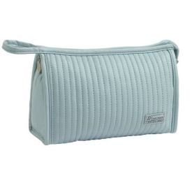 Necessaire Trapézio Puffer Alice Palucci - Azul