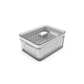 Organizador com Cesto Clear Fresh Martiplast 2,2L - Transparente 