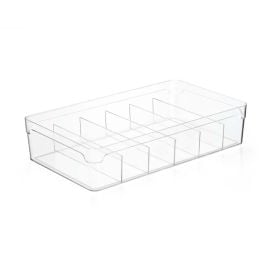 Organizador De Gavetas Colméia Cristal Arthi 4,3 Litros - Transparente