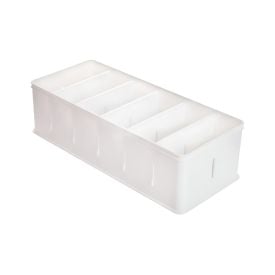 Organizador Encaixa 5 Divisórias Pequeno Plasútil - Branco