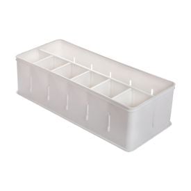 Organizador Encaixa 6 Divisórias Pequeno Plasúill - Branco