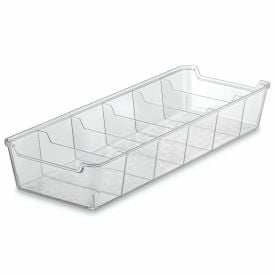 Organizador Multiuso com 6 Divisórias Uz - Transparente