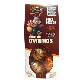 Ovinhos de Chocolate Ao Leite 4 Unidades Cacauê - 80g