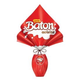 Ovo de Chocolate Baton Ao Leite Garoto - 204g