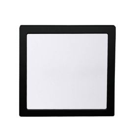 Painel Led Lys 24W Sobrepor Preto 6500K Luz Branca