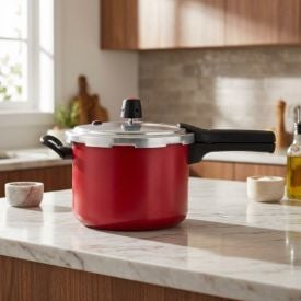 Panela de Pressão Magnific Havan Casa by Panelux Cereja - 4,5 Litros