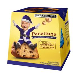 Panettone Gotas De Chocolate Véio Da Havan Bauducco - 400g