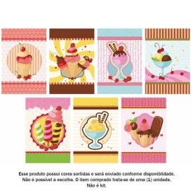 Pano De Copa Avulso Felpudo Lepper Sortidos - Sorvetes Napolitano