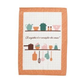 Pano de Copa Estampado 46 X 65Cm Teka - Cozinha