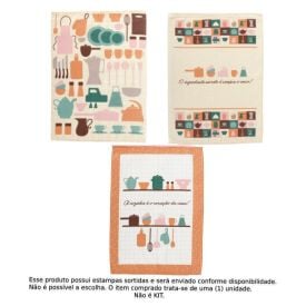 Pano de Copa Estampado 46 X 65Cm Teka - Cozinha