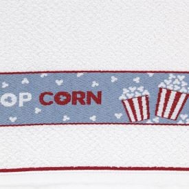Pano de Copa 100% Algodão Gourmet Havan Casa - Pop Corn