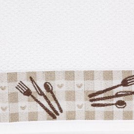 Pano de Copa 46X65 cm Jacquard Karsten - Talheres