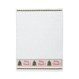 Pano De Copa Jacquard Natal Karsten - Feliz Natal Pinheiro