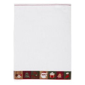 Pano de Copa Jacquard Natal Karsten - Símbolos De Natal