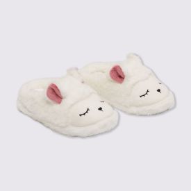 Pantufa Infantil Ovelha Marmelada - BRANCO 27/28