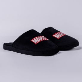 Pantufa Masculina Marvel Preto