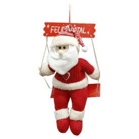 Papai Noel Balanço Feliz Natal 43 Cm Rio Master - Sortido