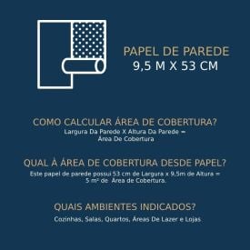 Papel de Parede Decorativo 9,5Mx53 cm Havan Casa - Ripado Taupe