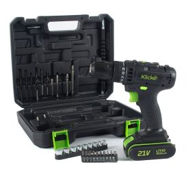 Parafusadeira E Furadeira 3/8" Klicke Kf1350 21V - Bivolt