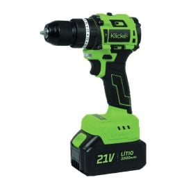 Parafusadeira E Furadeira De Impacto 3/8" Klicke Kf1500 21V - Bivolt
