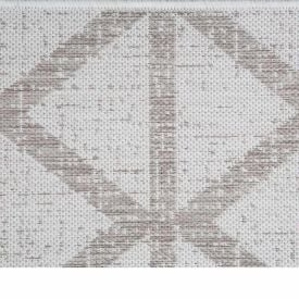 Tapete Passadeira  Amazonas 67Cmx2,00 m Havan Casa - Geométrico Bege