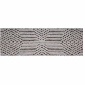 Passadeira Para Quarto E Sala Amazonas 0,67X2,00 M Havan Casa - 3D Prata