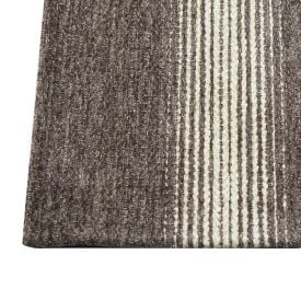 Tapete para Quarto e Sala Chenile 75Cmx1,60 m Havan Casa - Listras Bege E Marrom