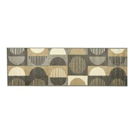 Passadeira Lotus 0,57X1,80M Havan Casa - Círculos Cinza 