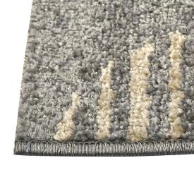 Tapete Passadeira 57Cmx1,80 m Lotus Havan Casa - Círculos Cinza 