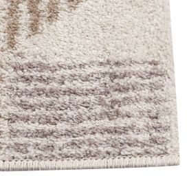 Tapete Passadeira 57Cmx1,80 m Lotus Havan Casa - Bege Geométrico