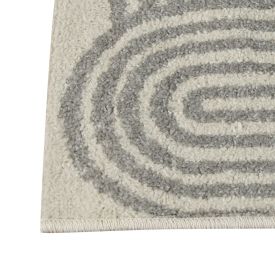 Tapete Passadeira 57Cmx1,80 m Lotus Havan Casa - Cinza Design