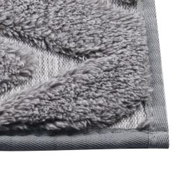 Tapete Passadeira para Quarto e Sala 60Cmx1,80 m Milano Havan Casa - Cinza Chevron