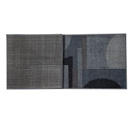 Tapete Passadeira Renaissance 57Cmx1,80 m Havan Casa - Genova Cinza 