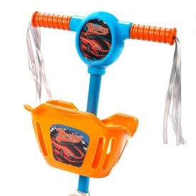 Patinete 3 Rodas Com Cesto Som E Led Havan Toys - Laranja