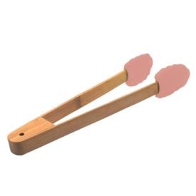 Pegador De Silicone Com Cabo De Bambu Havan Casa - Terracota