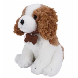 Pelúcia Cachorro Sentado Marrom e Branco - Havan Toys