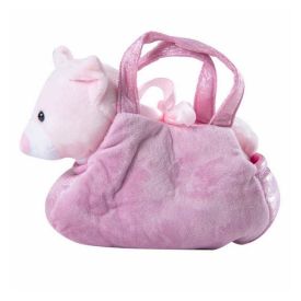 Bolsa Pelúcia Cutie Handbags Gato Rosa Multikids - BR1715