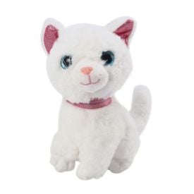 Pelúcia Gato Sentado Branco Havan Toys 18 cm - HBR0467