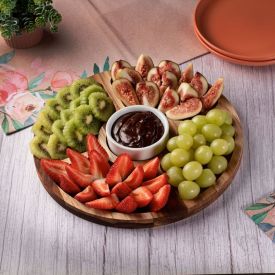 Petisqueira Teca Redonda 30 cm Stolf - 1321