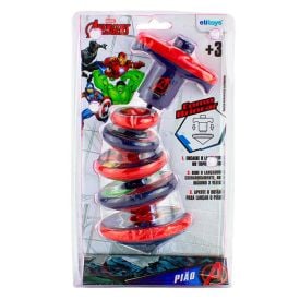 Pião Pirâmide Avengers 6 Peças Etitoys - YD-513