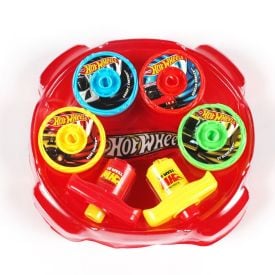 Pião Pirâmide Hot Wheels Toyng - 56330