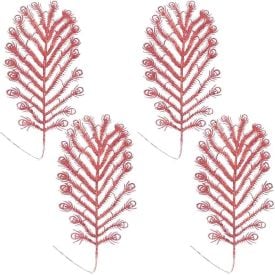Pick Samambaia Vermelho Havan Casa 25Cm - 4 Peças
